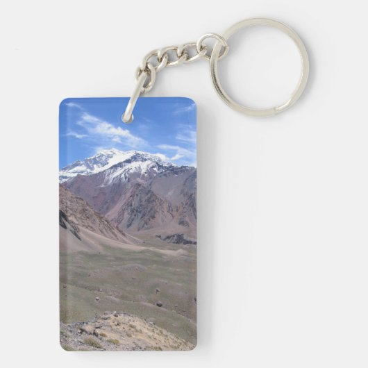 美しいアコンガア国立公園ビュー,アルゼンチン キーホルダー (裏面)