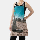 美しいアコースティックギター エプロン (インサイチュ)