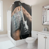 美しいアコースティックギター シャワーカーテン (インサイチュ)