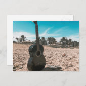 美しいアコースティックギター ポストカード (正面/裏面)