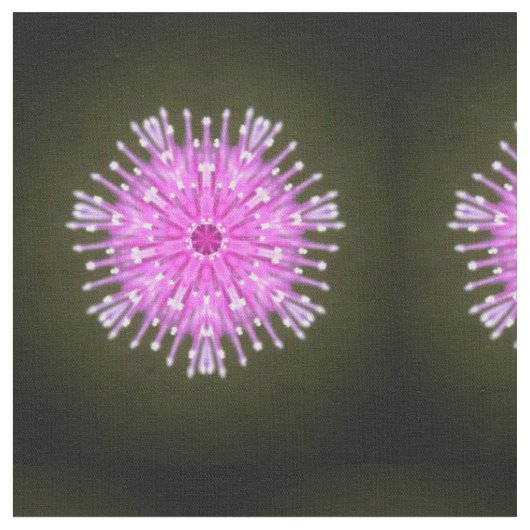 美しいアザミの花 ファブリック (クローズアップ)
