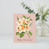 美しいアザレア、記念日 ポストカード (スタンド正面)