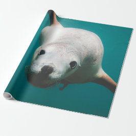美しいアシカ ラッピングペーパー