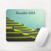 美しいアジアポストカードとテキスト マウスパッド (マウス)