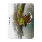 美しいアゾレス諸島の海岸線ビュー マグネット (縦)