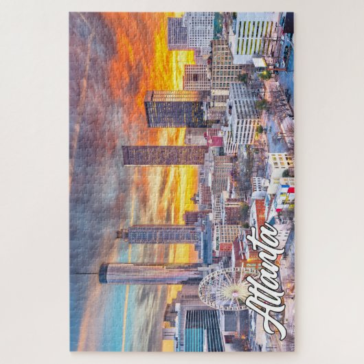 美しいアトランタ、グルジア、統一された州 ジグソーパズル (縦)