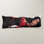 美しいアニメの女性ファンタジー ボディピロー (裏面)