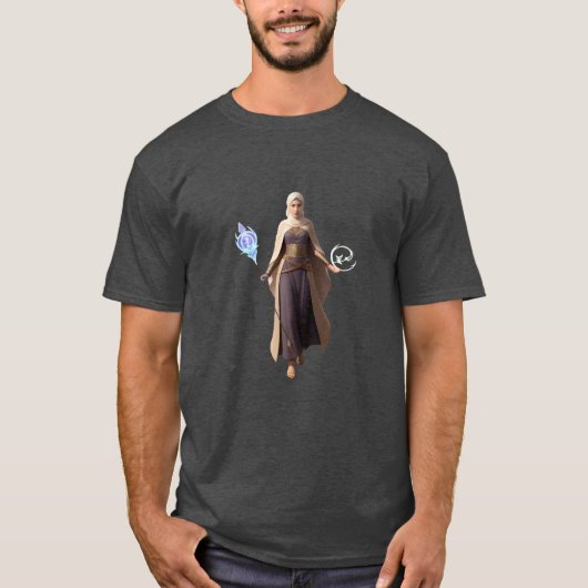 美しいアニメアラビア魔導師 Tシャツ (正面)