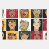 美しいアニメガールズ ラッピングペーパーシート (正面3)