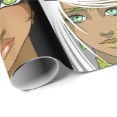 美しいアニメガール ラッピングペーパー (ロールコーナー)