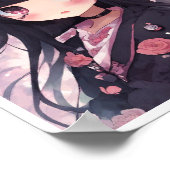 美しいアニメスタイルガールポスター ポスター (角)