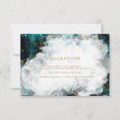 美しいアパタイトクリスタルジオード 招待状 (正面)