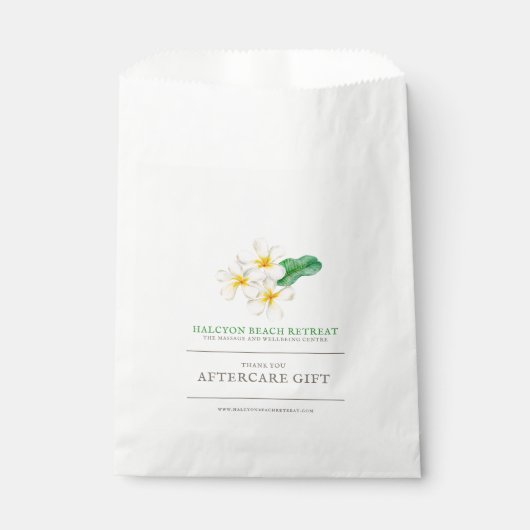 美しいアフターケア抱き枕フランジパニ水色 フェイバーバッグ (正面)