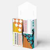 美しいアフリカのプリントのお願い箱 フェイバーボックス (オープン)