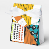 美しいアフリカのプリントのお願い箱 フェイバーボックス (正面サイド)