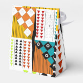 美しいアフリカのプリントのお願い箱 フェイバーボックス (裏面サイド)