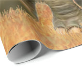 美しいアフリカのベビー象 ラッピングペーパー (ロールコーナー)