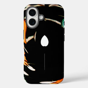 美しいアフリカのモチーフアートプリント iPhone 16ケース