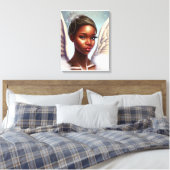 美しいアフリカの天使 キャンバスプリント (インサイチュ (寝室))