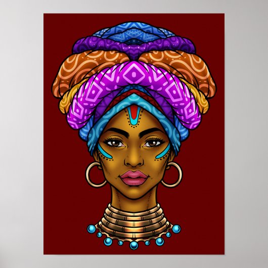 美しいアフリカの女王 ポスター (正面)