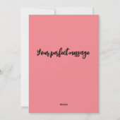 美しいアフリカの母と子供の木版画 シーズンカード (裏面)