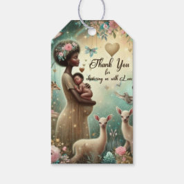 美しいアフリカの赤ちゃんシャワーギフトラベル ギフトタグ