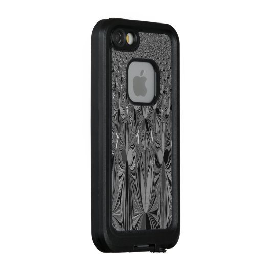 美しいアフリカの部族をテーマにしたパターンデザイン LifeProof iPhoneケース (裏面/右)