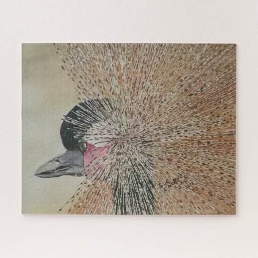 美しいアフリカクレーン ジグソーパズル (横)