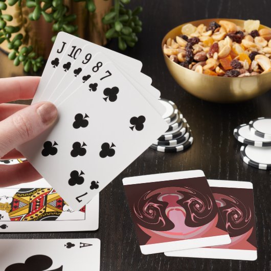 美しいアフリカマルーンモチーフプリントデザイン トランプ (インサイチュ)