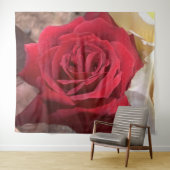 美しいアフリカレッドローズ タペストリー (インサイチュ(横))