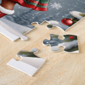 美しいアフリカンアメリカン・ガールパズル ジグソーパズル (側面)