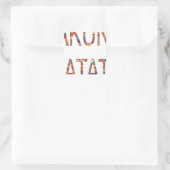 美しいアフリカヴィンテージカラーズハクナマタタアート スクエアシール (バッグ)