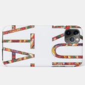 美しいアフリカヴィンテージカラーズハクナマタタアート Case-Mate iPhoneケース (裏面(横))