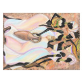 美しいアフリカ人女性テーブルクロスデザイン テーブルクロス (正面(横))