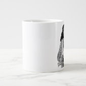 美しいアフリカ人女性マグカップ ジャンボコーヒーマグカップ (正面)
