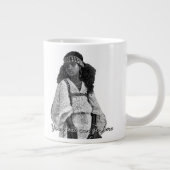 美しいアフリカ人女性マグカップ ジャンボコーヒーマグカップ (右)