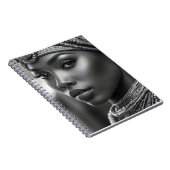 美しいアフリカ人女性 ノートブック (右側)