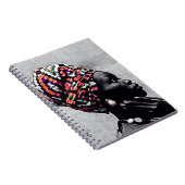 美しいアフリカ人女性 ノートブック (右側)