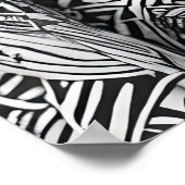 美しいアフリカ人女性 ポスター (角)