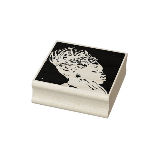 美しいアフリカ人女性 ラバースタンプ (スタンプ)