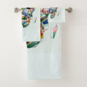 美しいアフリカ大陸カラフルのカスタム地図 バスタオルセット (インサイチュ)