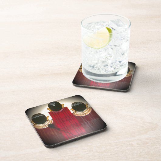 美しいアフリカ民族部族マサイオーナメント.pn コースター (右側)