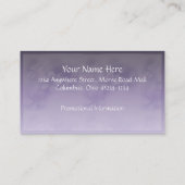 美しいアフリカ系アメリカ人の女性2の名刺 名刺 (裏面)