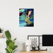 美しいアフリカ系アメリカ人の妖精 ポスター (ホームオフィス)