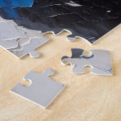 美しいアフリカ系アメリカ人ロマンチックな男性と女性 ジグソーパズル (側面)