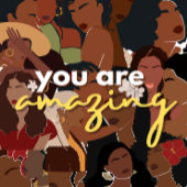 美しいアフリカ系アメリカ人女性ノート空白のブック ノートブック