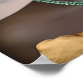 美しいアフリカ系アメリカ人女性(花) ポスター (角)