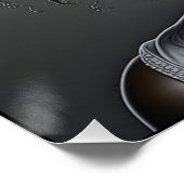 美しいアフリカ系アメリカ人女性Ai Art ポスター (コーナー)