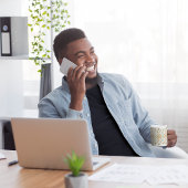 美しいアフリカ編み模様 ジャンボコーヒーマグカップ