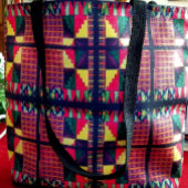 美しいアフリカ色のお祝い トートバッグ